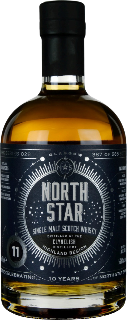 North Star Clynelish 11 Years Old Single Malt Scotch Whisky (700mL)