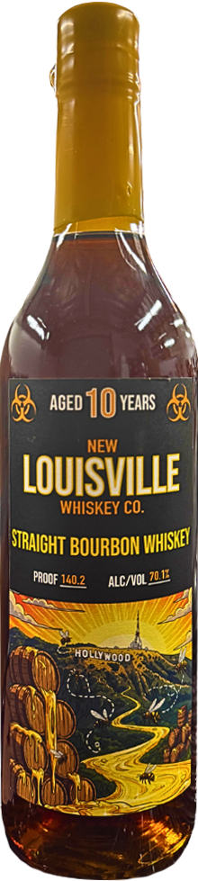 New Louisville 10 Year Old Hollywood Honey Single Barrel Bourbon Whiskey