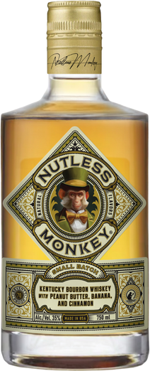 Nutless Monkey Peanut Butter, Banana & Cinnamon Flavored Bourbon Whiskey