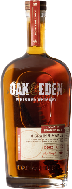 Oak & Eden 4 Grain & Maple Whiskey