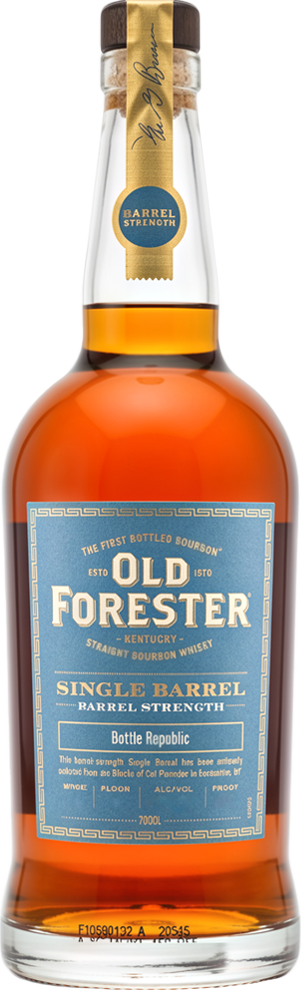 Old Forester Private Select Barrel Proof Straight Bourbon Whiskey