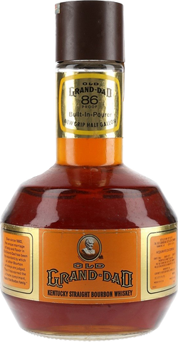 Old Grand Dad 86 Proof 1975 Vintage Kentucky Straight Bourbon Whiskey (1.75L)