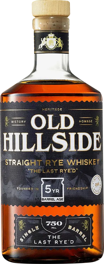 Old Hillside The Last Rye'd Singe Barrel 5 Year Old Straight Rye Whiskey