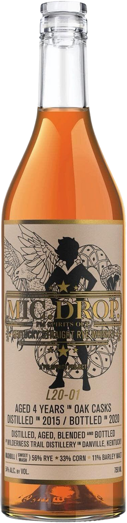 Mic Drop L20-01 4 Year Old Kentucky Straight Rye Whiskey