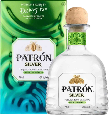 Patrón Silver x Becky G Rainwater Project Limited Edition Tequila