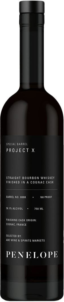 Penelope Project X Cognac Cask Finish Straight Bourbon Whiskey