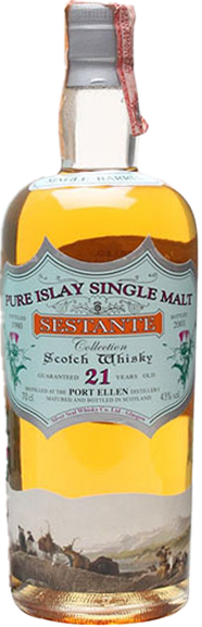 Port Ellen 21 Year Old 1980 Silver Seal Scotch Whisky (700mL)
