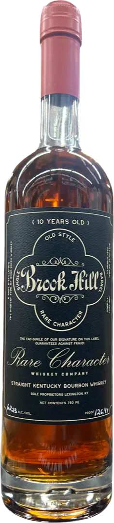 Rare Character Brook Hill Single Barrel 10 Year Old Kentucky Straight Bourbon Whiskey