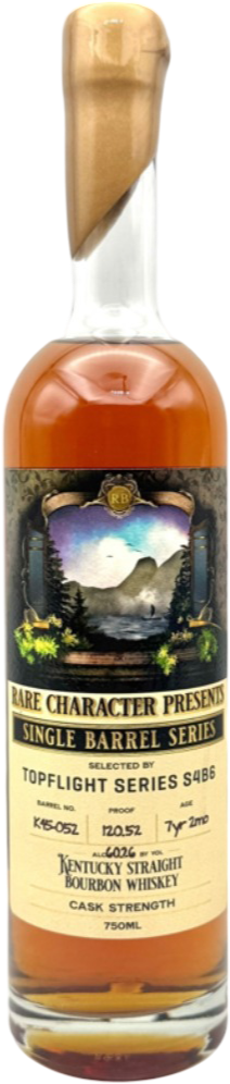 Rare Character Topflight Series S4B6 Kentucky Straight Bourbon Whiskey