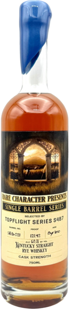Rare Character Topflight Series S4B7 Kentucky Straight Bourbon Whiskey