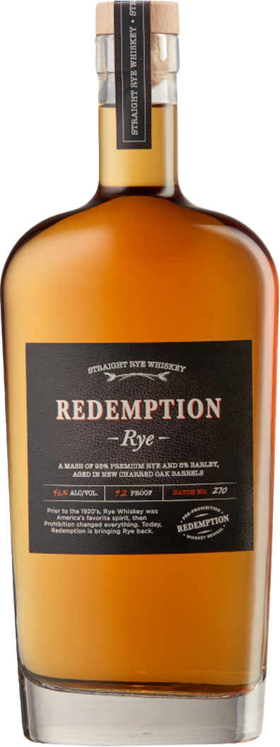 Redemption Rye Straight Rye Whiskey