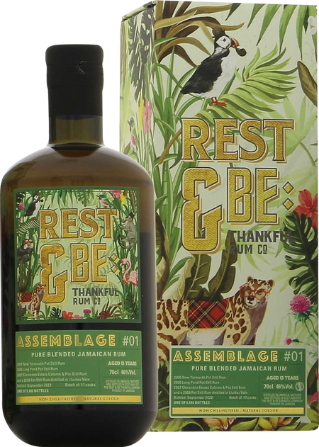 Rest & Be Thankful Co. Assemblage No1 13 Year Old Pure Blended Rum