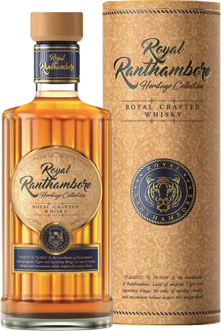 Royal Ranthambore Heritage Collection Indian Craft Whiskey
