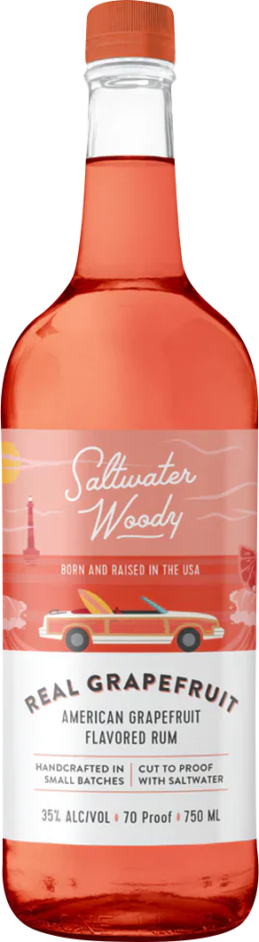 Saltwater Woody Real Grapefruit Flavoured Rum