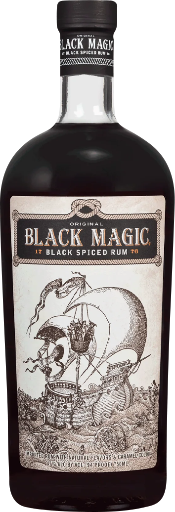 Original Black Magic Black Spiced Rum (1L)