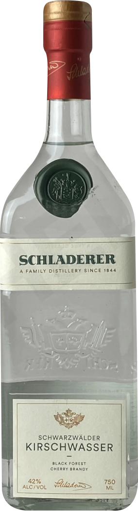 Schladerer Schwarzwalder - Black Forest Kirschwasser - Cherry Eau-de-Vie