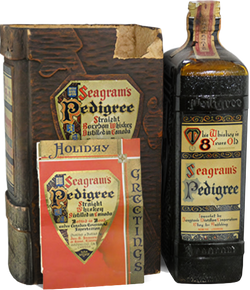 Seagram's Pedigree 1929 Bottling Straight Bourbon Whiskey