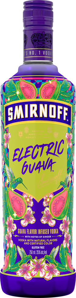 Smirnoff Electric Guava Flavored Vodka
