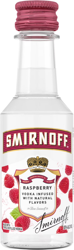 Smirnoff Raspberry Flavored Vodka (50mL)