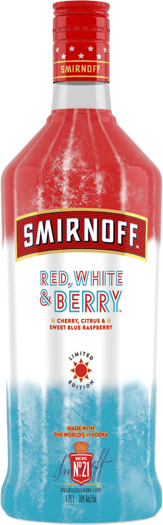 Smirnoff Red, White & Berry Vodka (1.75L)