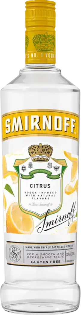 Smirnoff Twist of Citrus Flavored Vodka (1.75L)