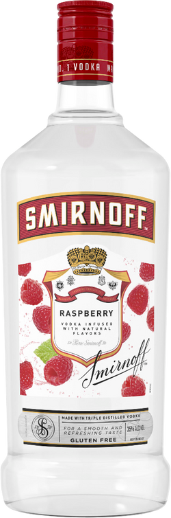 Smirnoff Raspberry Flavored Vodka (1.75L)