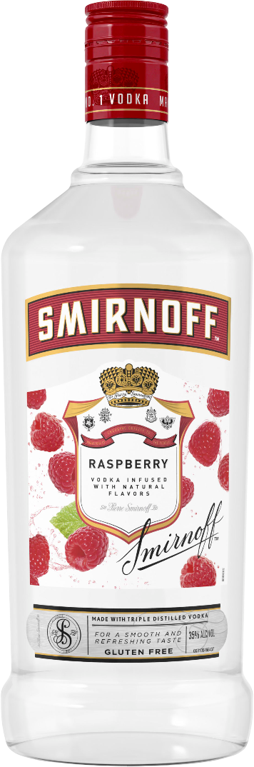 Smirnoff Raspberry Flavored Vodka (1.75L)