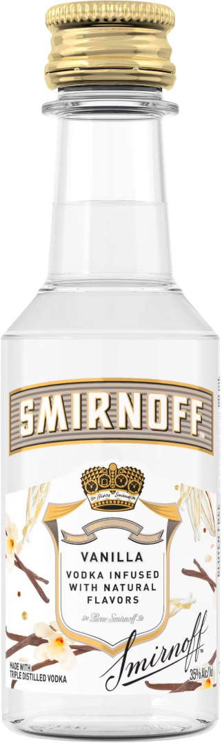 Smirnoff-Vanilla-Vodka-Infused-With-Natural-Flavors-50-mL_bd2ba6f7-367e-45ad-9fdf-9b0a4390d631.3fabe04ca8e70cd591c1b034dfee9436.png