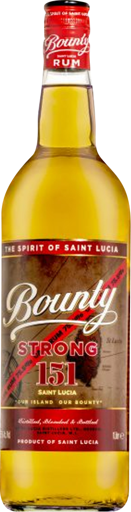 St. Lucia Distillers 'The Spirit of St Lucia' Bounty Strong 151 Rum (1L)