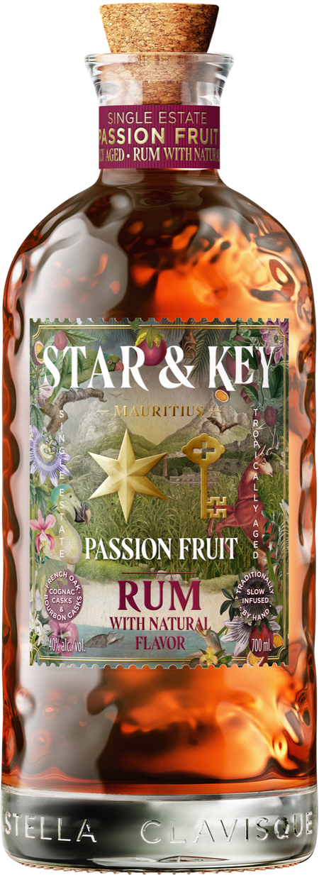 Star & Key Single Estate Passion Fruit Rum (700mL)