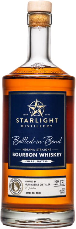 Starlight Distillery Carl T. Bottled in Bond Straight Bourbon Whiskey