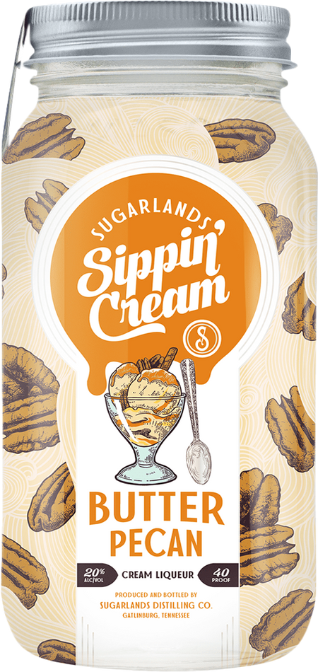 Sugarlands Appalachian Sippin' Cream Butter Pecan Cream Liqueur