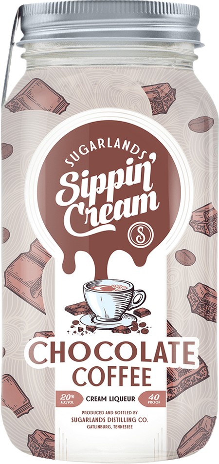 Sugarlands Appalachian Sippin' Cream Dark Chocolate Coffee Cream Liqueur