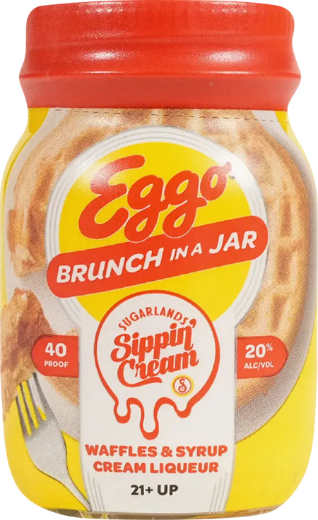 Sugarlands Shine Appalachian 'Sippin' Cream' Eggo Brunch In A Jar Cream Liqueur (50mL)