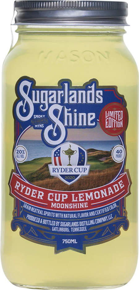 Sugarlands Shine Ryder Cup Lemonade Moonshine