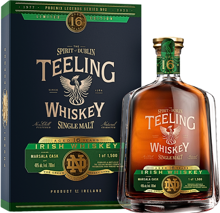 Teeling Notre Dame 16 Year Old Phoenix Legends Series No. 02 Irish Whiskey (700mL)
