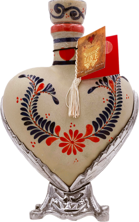 Grand Love Ceramic Hand Painted Reposado Tequila (1.75L)