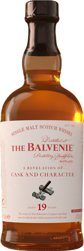 The Balvenie A Revelation of Cask and Character 19 Year Old Single Malt Scotch Whisky