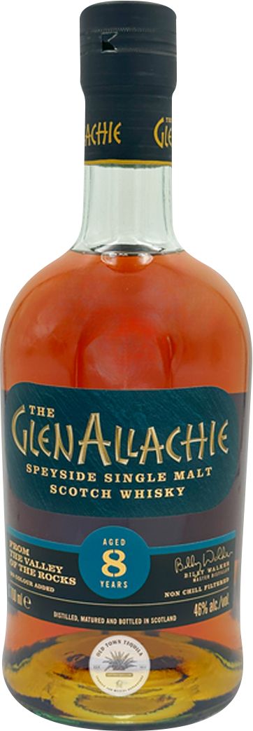 The GlenAllachie Scottish Virgin Oak 8 Year Old Single Malt Scotch Whisky (700mL)