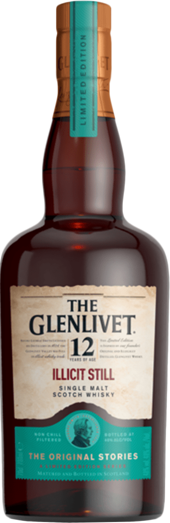 The Glenlivet 12 Year Old Illicit Still Single Malt Scotch Whisky