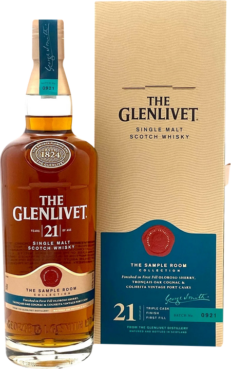 The Glenlivet 'The Sample Room Collection' 21 Year Old Single Malt Scotch Whisky