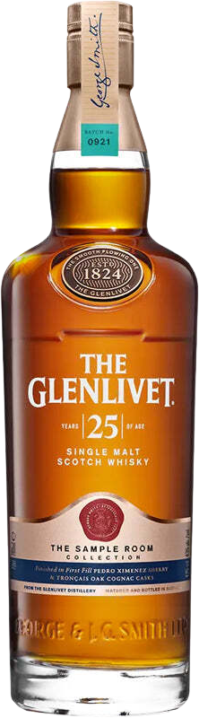 The Glenlivet The Sample Room Collection 25 Year Old Single Malt Scotch Whisky