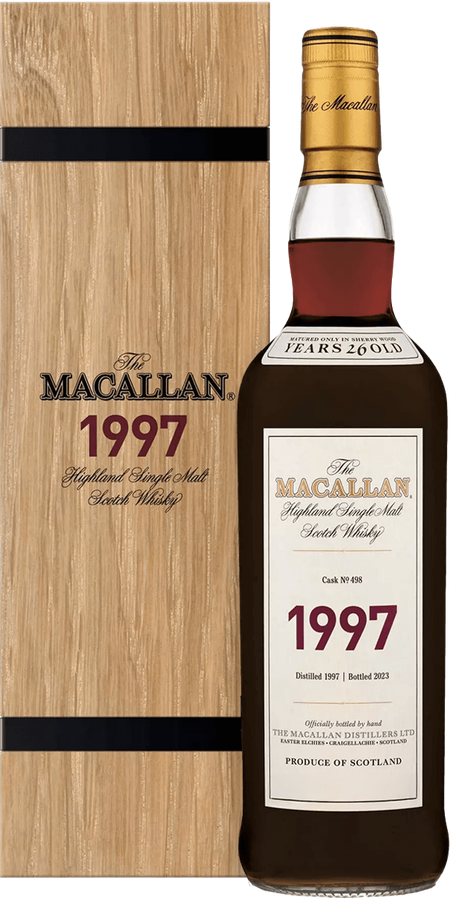 Macallan Fine and Rare 1997 Vintage 26 Years Old Single Malt Scotch Whisky