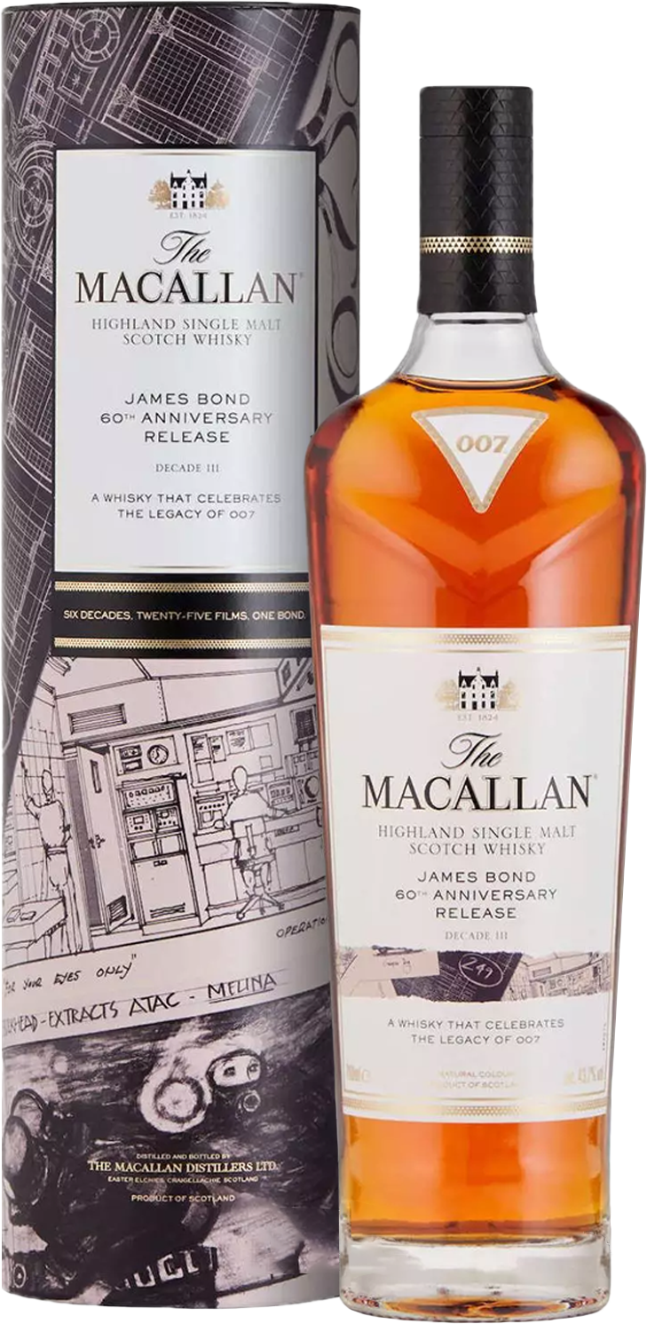 The Macallan James Bond 60th Anniversary Decade Iii Single Malt Scotch
