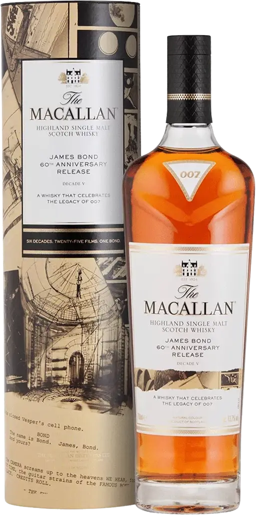 The Macallan James Bond 60th Anniversary Decade V Single Malt Scotch