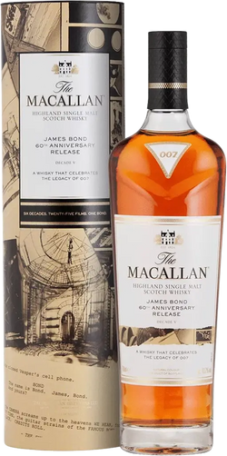 The Macallan James Bond 60th Anniversary Decade V Single Malt Scotch Whisky