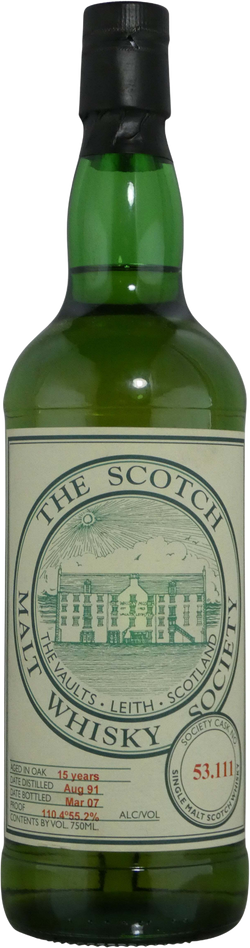 The Scotch Malt Whisky Society 53.111 Caol Ila 15 Year Old Single Malt Scotch Whisky