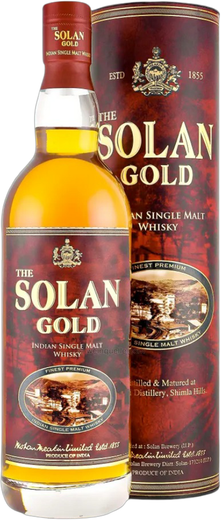 The Solan Gold Indian Single Malt Whisky