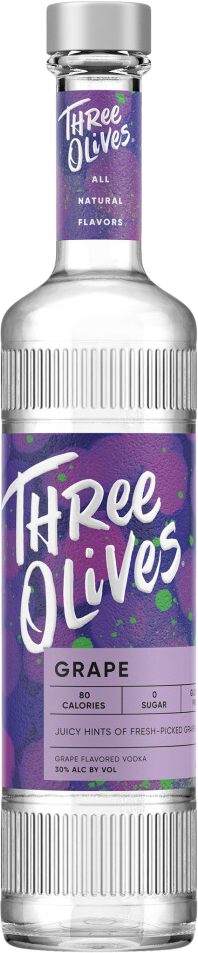 Three Olives Grape Vodka (1L)