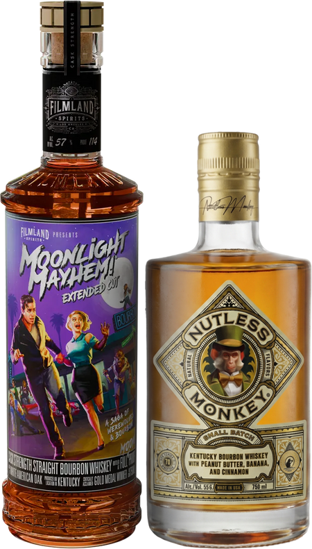 Filmland Moonlight Mayhem Extended Cut & Nutless Monkey Flavored Bourbon (Buy 1 Get 1 Free)